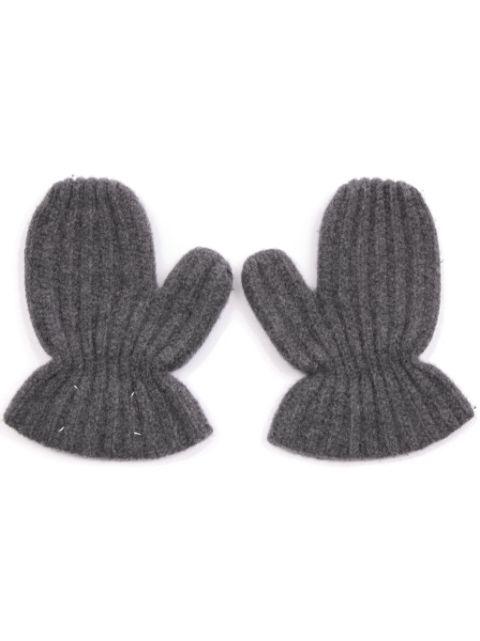ribbed-knit gloves by MAISON MARGIELA