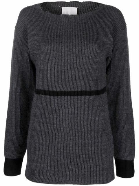 ribbed-knit jumper by MAISON MARGIELA