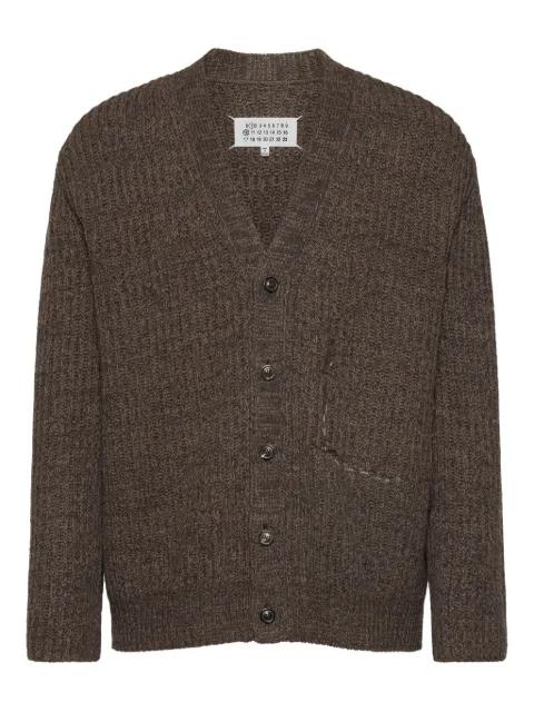 ribbed wool cardigan by MAISON MARGIELA