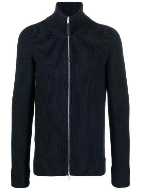 ribbed zip-up cardigan by MAISON MARGIELA