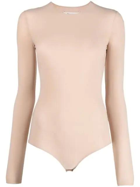 round-neck jersey bodysuit by MAISON MARGIELA