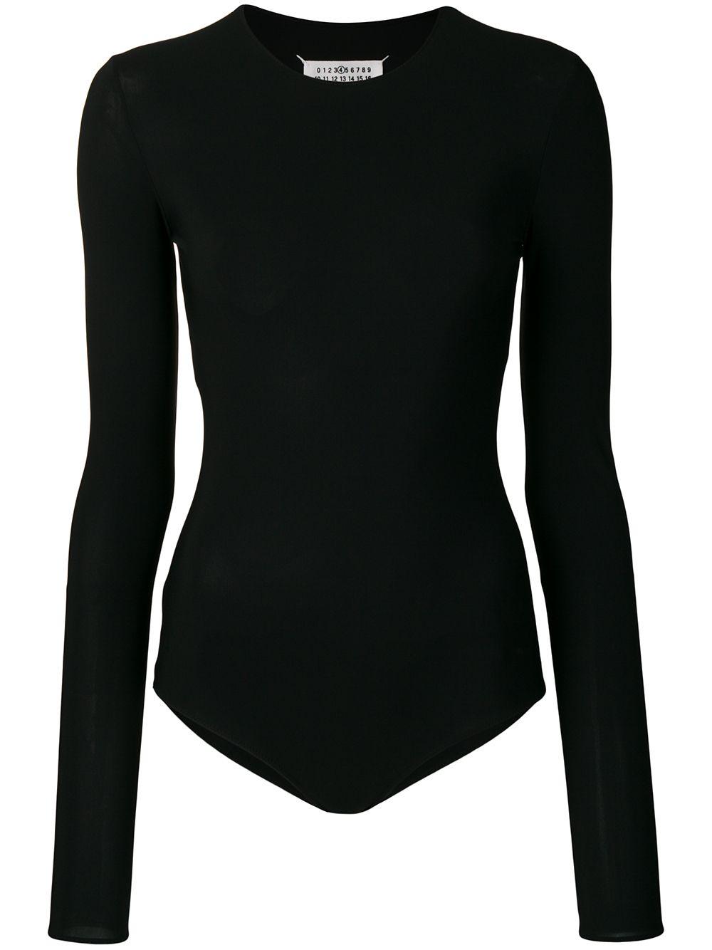 round-neck jersey bodysuit by MAISON MARGIELA