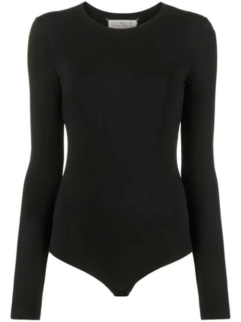 round-neck long-sleeve bodysuit by MAISON MARGIELA