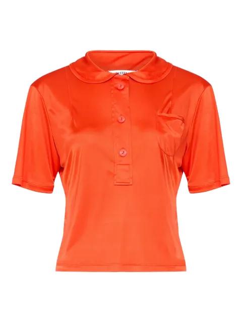 satin polo shirt by MAISON MARGIELA