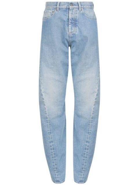 seam-detail tapered jeans by MAISON MARGIELA
