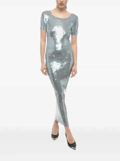 sequin short-sleeve maxi dress by MAISON MARGIELA