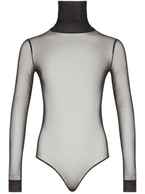 sheer bodysuit by MAISON MARGIELA