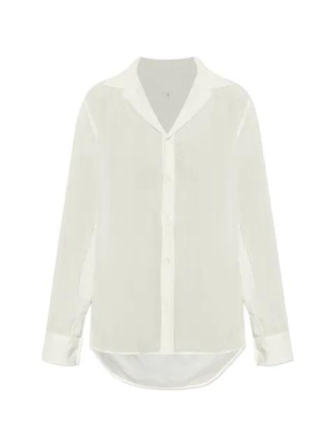 sheer silk shirt by MAISON MARGIELA