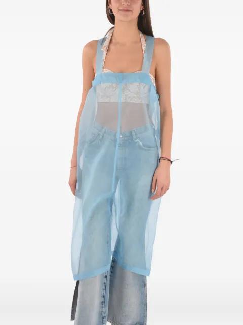 sheer sleeveless midi day dress by MAISON MARGIELA