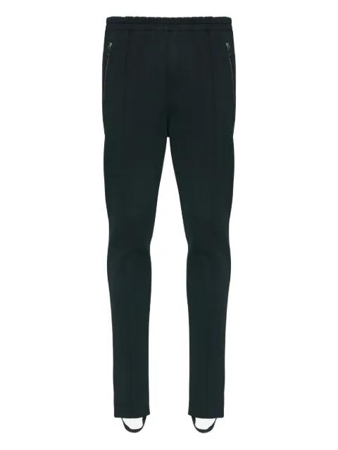side-stripe zip-detail trousers by MAISON MARGIELA