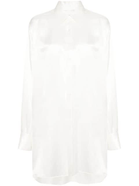 silk satin shirt by MAISON MARGIELA