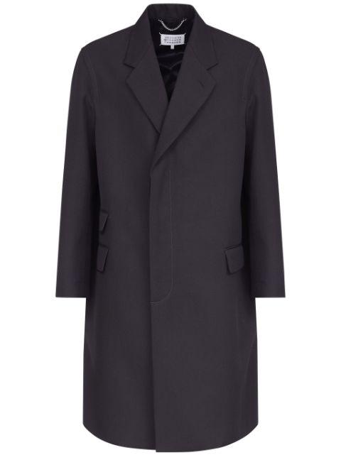 single-breasted mid-length coat by MAISON MARGIELA