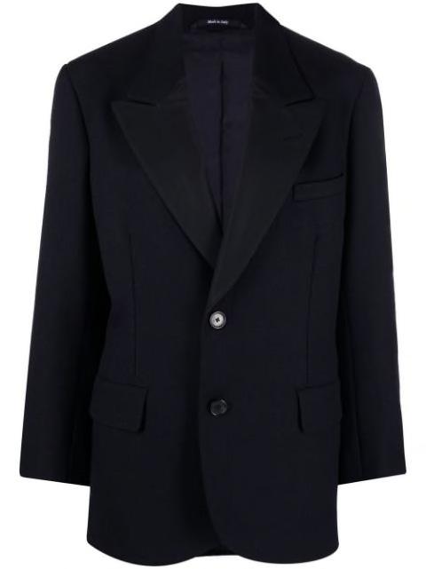 single-breasted oversized blazer by MAISON MARGIELA