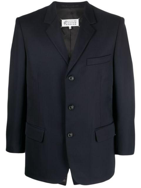 single-breasted wool blazer by MAISON MARGIELA