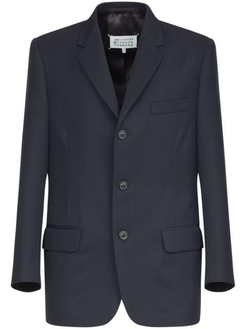 single-breasted wool blazer by MAISON MARGIELA