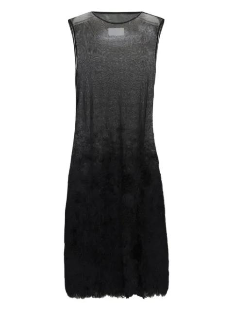 sleeveless sheer-top midi dress by MAISON MARGIELA
