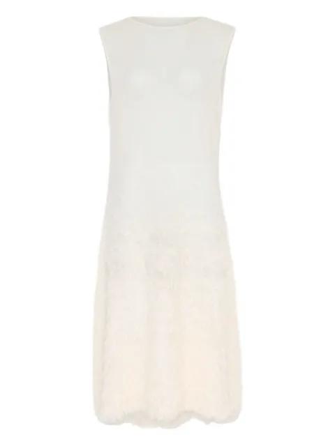 sleeveless textured midi dress by MAISON MARGIELA