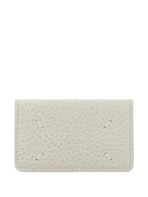 stitch-detail card holder by MAISON MARGIELA