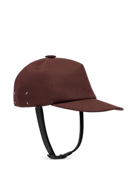 strap-detail baseball cap hat by MAISON MARGIELA