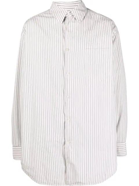 stripe-print padded shirt by MAISON MARGIELA