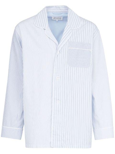 striped cotton pajama shirt by MAISON MARGIELA