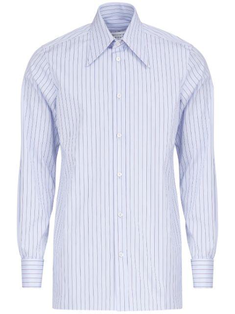 striped cotton shirt by MAISON MARGIELA