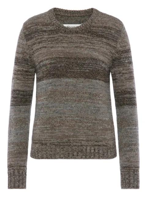 striped crew-neck sweater by MAISON MARGIELA