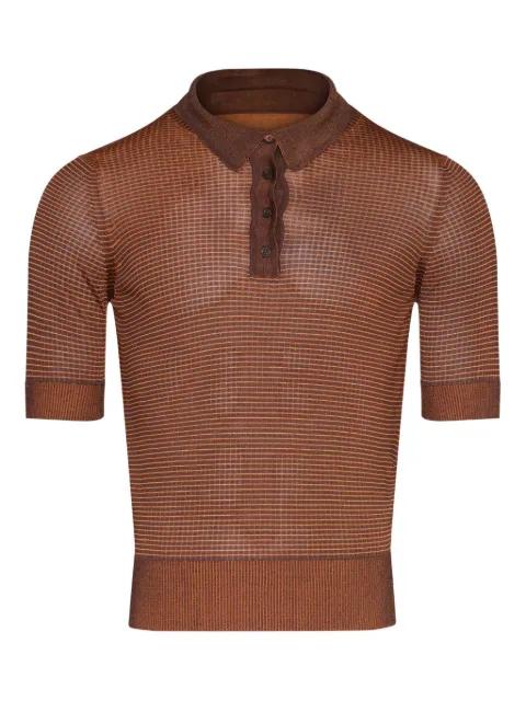 striped polo shirt by MAISON MARGIELA