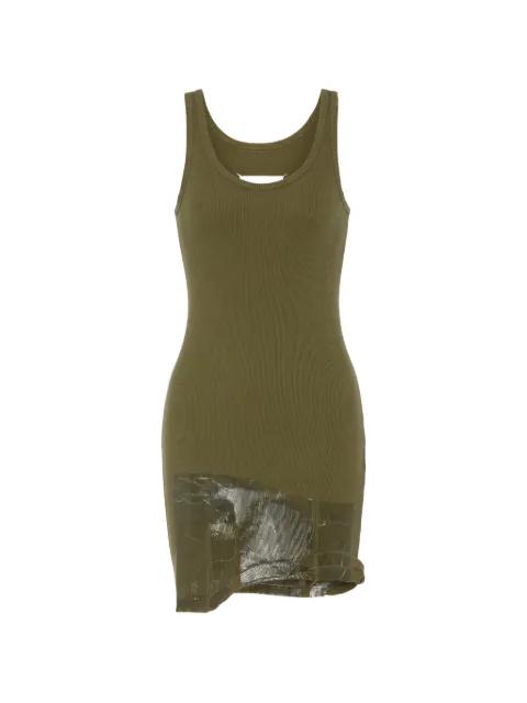 taped rib mini dress by MAISON MARGIELA