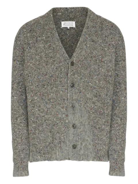 textured button-up cardigan by MAISON MARGIELA