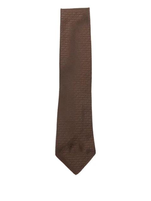 textured silk tie by MAISON MARGIELA