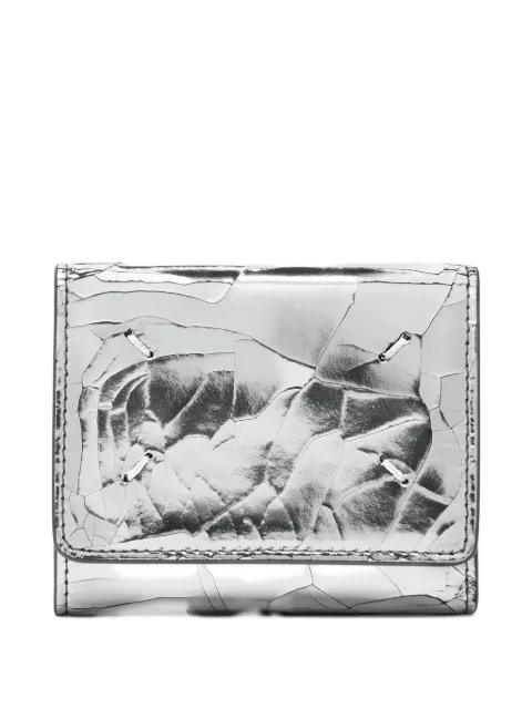 textured trifold wallet by MAISON MARGIELA