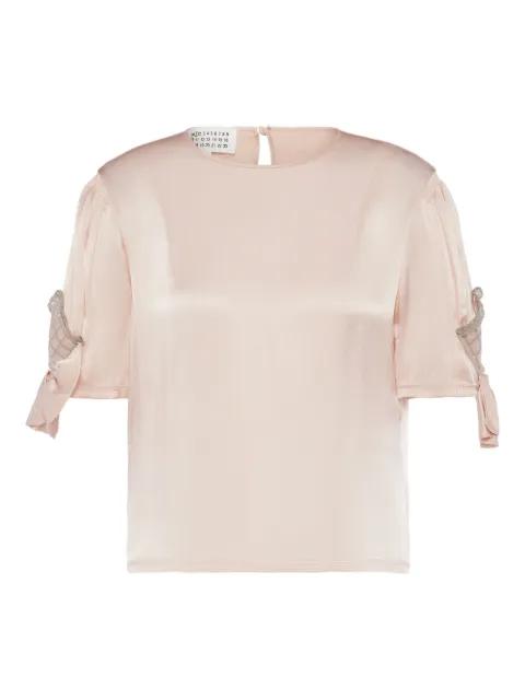 tie-sleeve top by MAISON MARGIELA