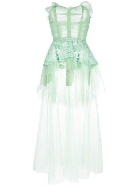 tulle corset dress by MAISON MARGIELA