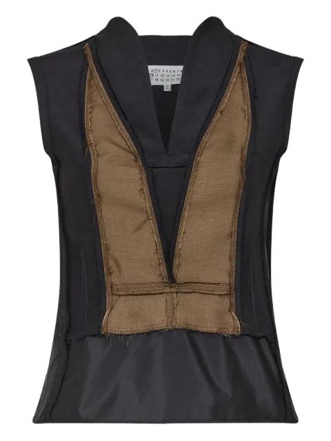 two-tone top by MAISON MARGIELA