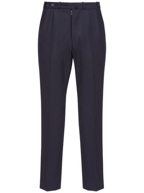virgin-wool cropped trousers by MAISON MARGIELA