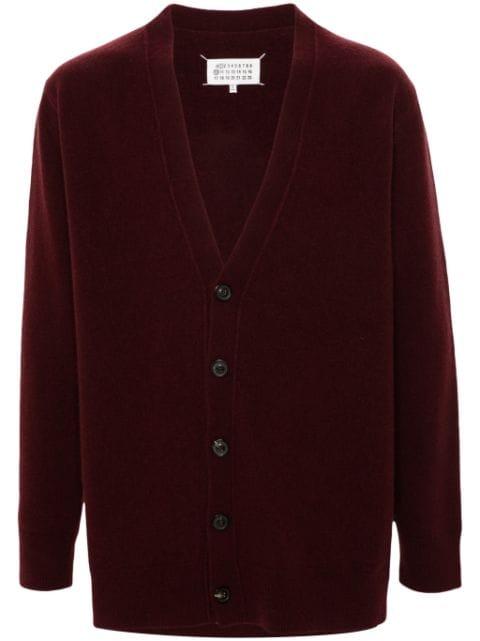 washed wool cardigan by MAISON MARGIELA