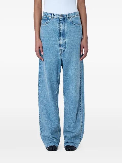 whiskering-effect jeans by MAISON MARGIELA
