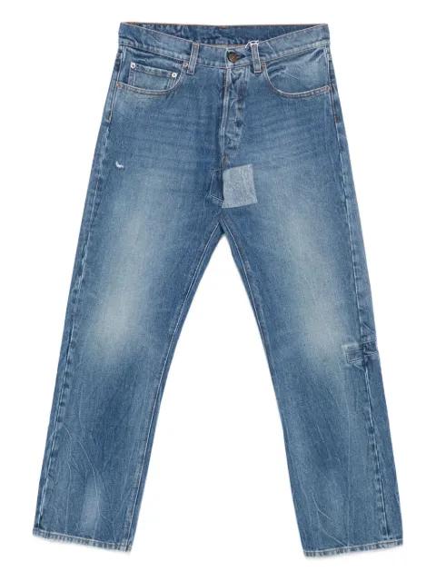 whiskering-effect jeans by MAISON MARGIELA