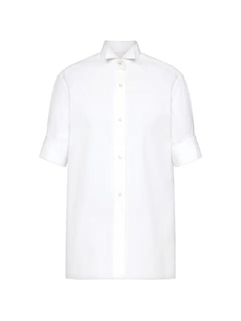 wing-collar short-sleeve shirt by MAISON MARGIELA