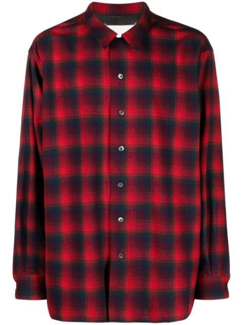 x Pendleton checked wool shirt by MAISON MARGIELA