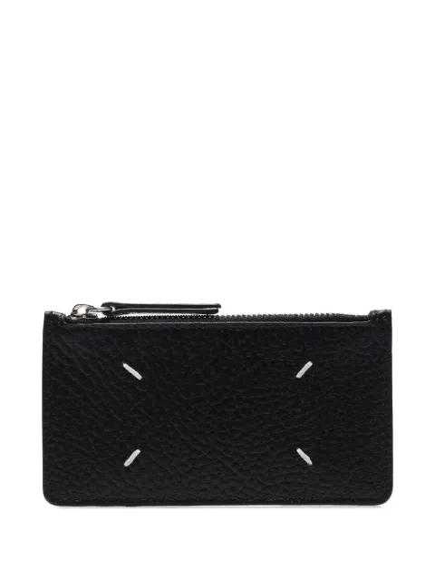 zip-fastening leather card holder by MAISON MARGIELA
