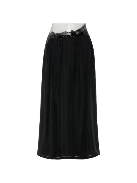 zip-fastening midi skirt by MAISON MARGIELA
