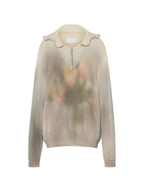 zip knit sweater by MAISON MARGIELA