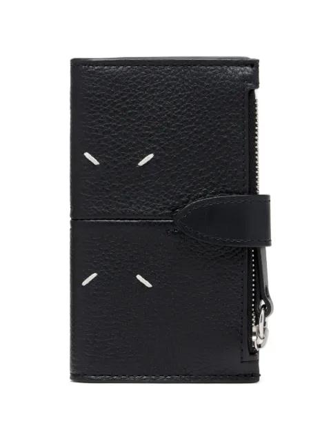 zip leather card holder by MAISON MARGIELA