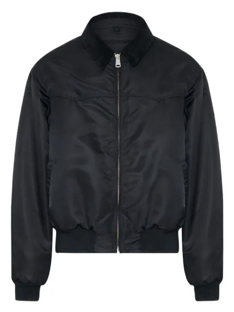 zip-up cutaway-collar jacket by MAISON MARGIELA