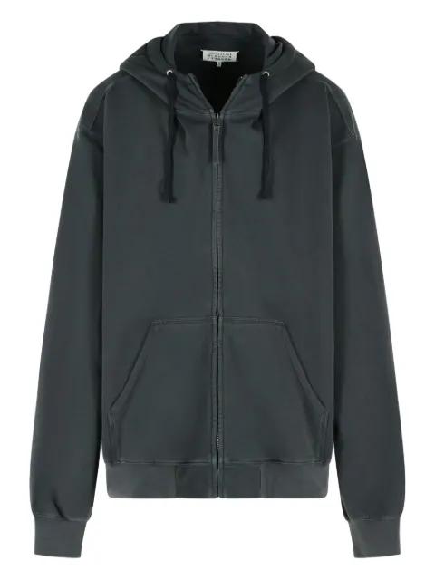 zip-up drawstring hoodie by MAISON MARGIELA