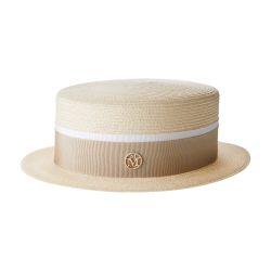 Auguste canotier hat by MAISON MICHEL
