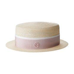 Auguste canotier hat by MAISON MICHEL