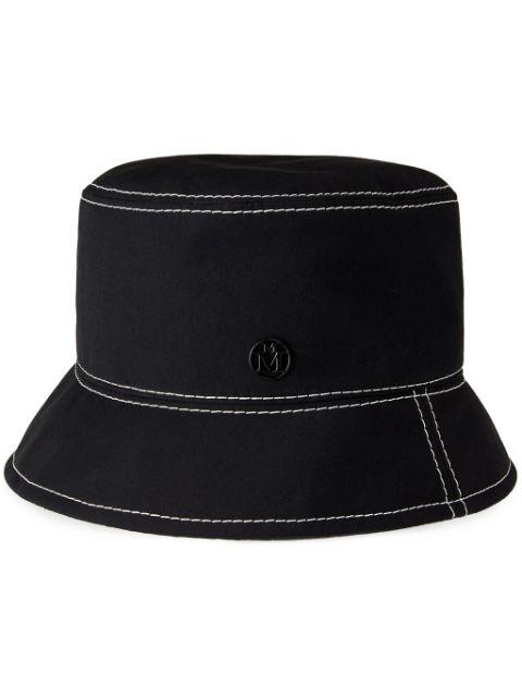 Axel contrast-stitching bucket hat by MAISON MICHEL